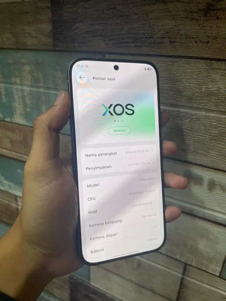 inifinkx note  60 8/256 second resmi