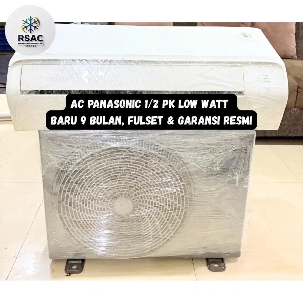 AC PANASONIC 1/2 PK BARU 9 BULAN