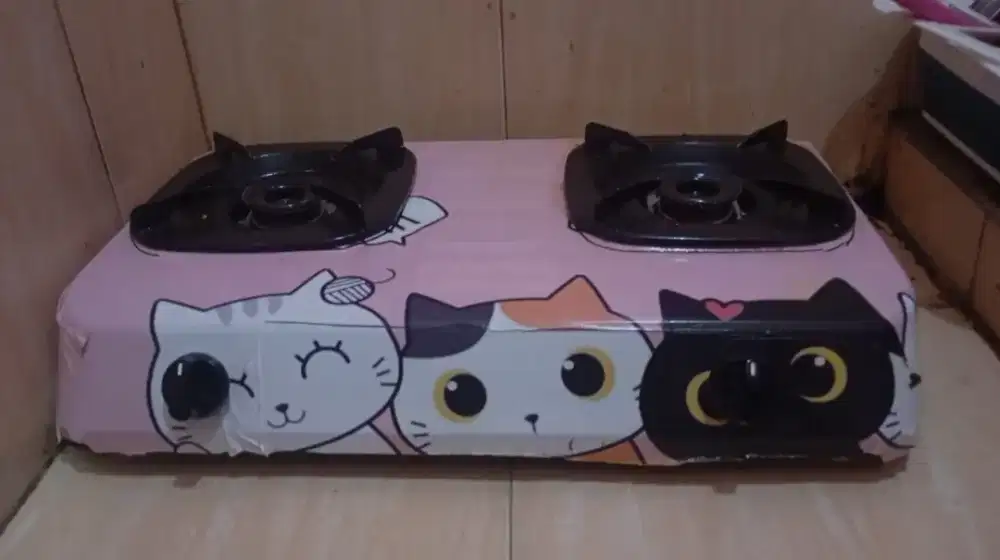 Kompor Rinai 2 Tungku + Stiker Kompor