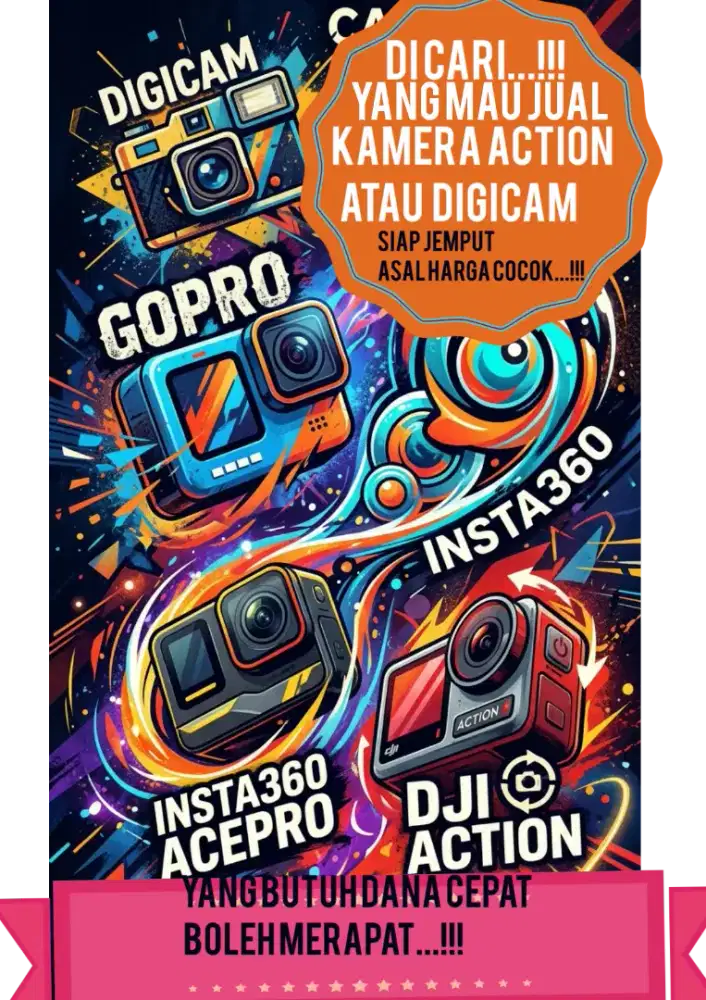 Kamera action digicam