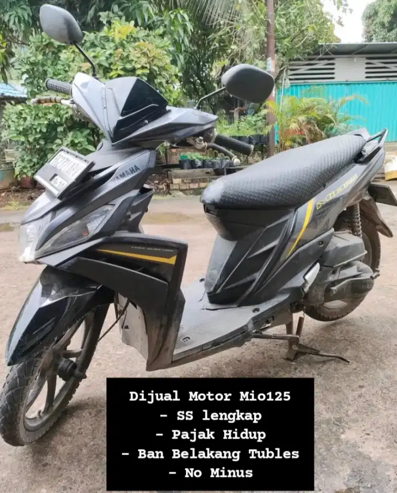 Dijual Murah Motor Mio125 Tahun 2018 Lengkap Pajak Hidup
