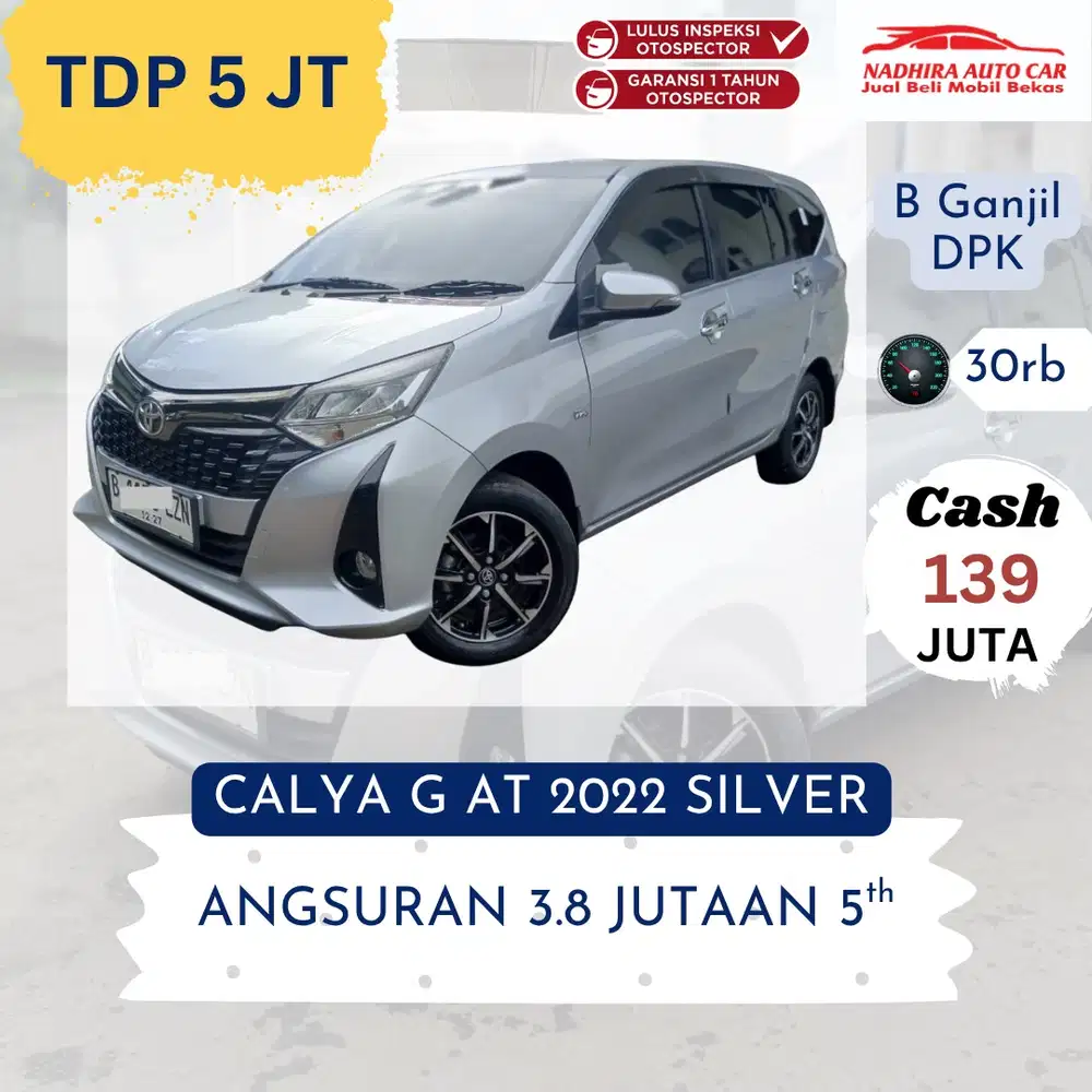DP 5 Juta Calya G AT 2022 Silver