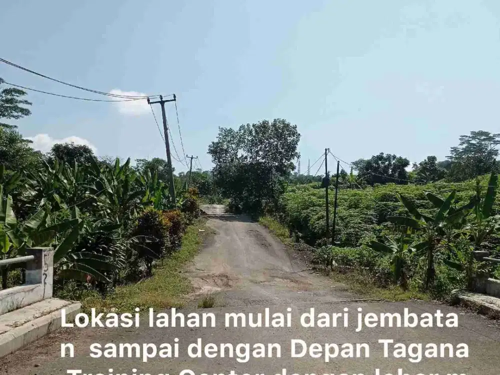 Dijual tanah 5 Ha di Sentul harga hanya 1,2jt per m