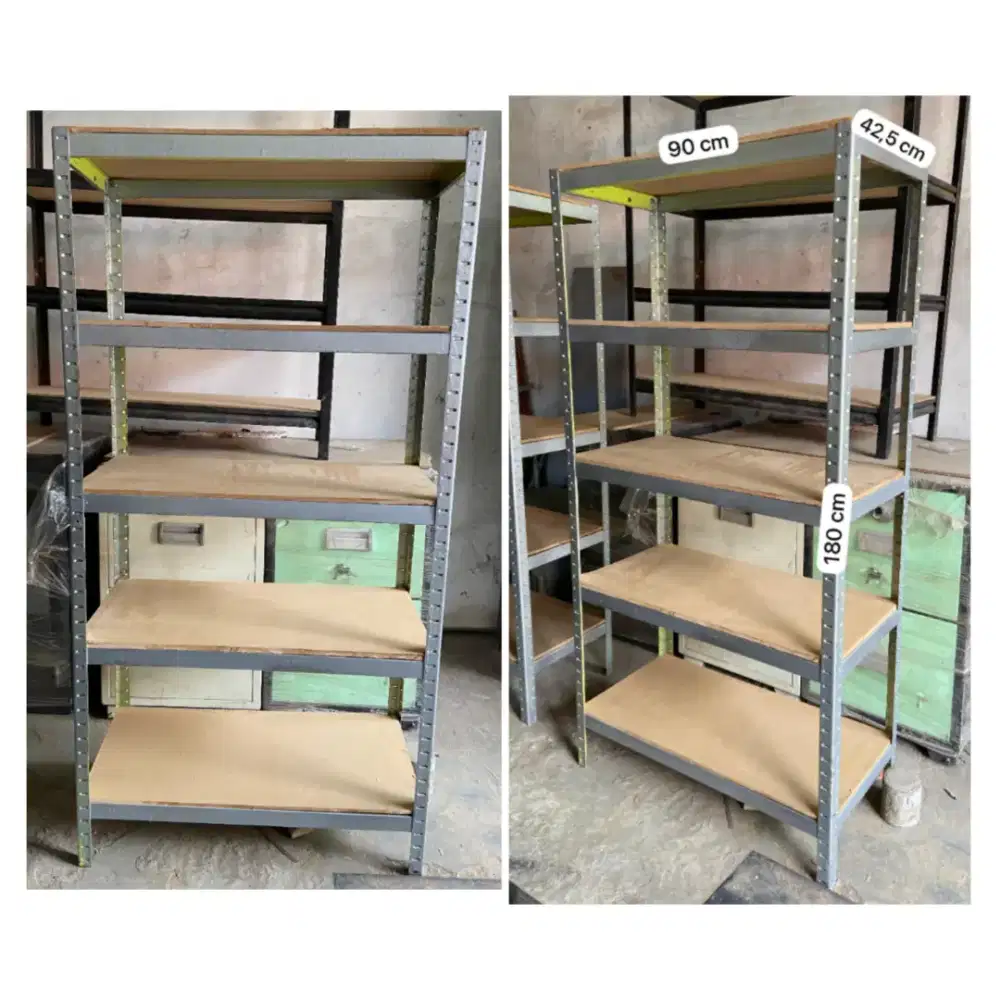 Rak Serbaguna Bahan Besi Rak Besi Bekas Kokoh