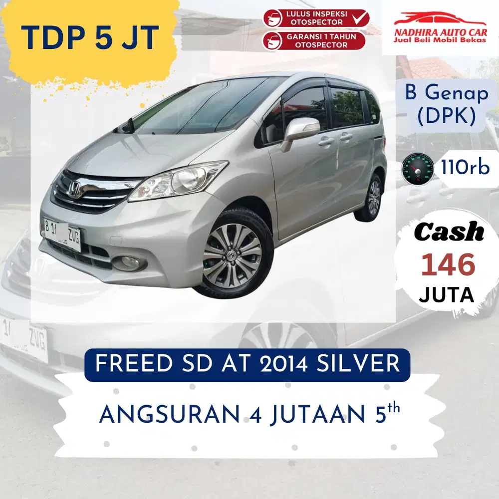 DP 5 Juta Freed SD AT 2014 Silver Ac Double