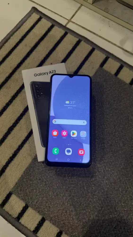 Samsung A23 Black 6/128GB SEIN Lengkap