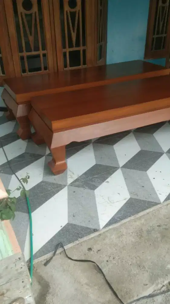 Meja tamu full jati,, melayani rekues anda