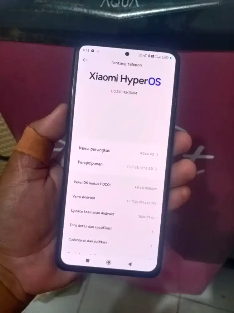 Poco f3 5G ram 8/256 fullset