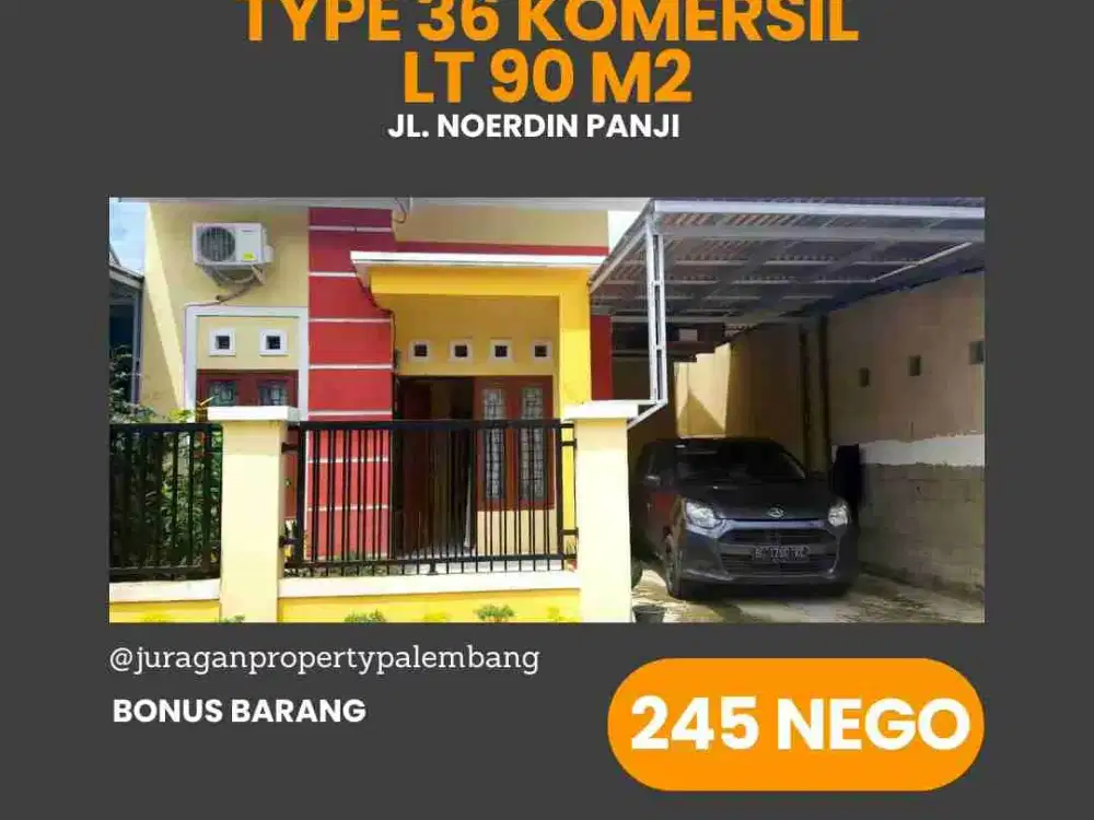 Rumah komersil jual rugi