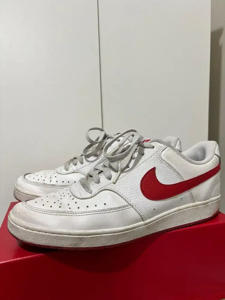 Nike Court Vision Low Red Size 44.5