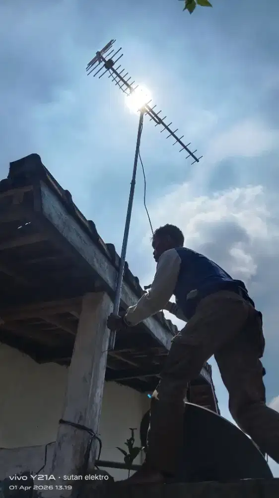 Spesial buat yg mau pasang antena tv digital dijamin bagus