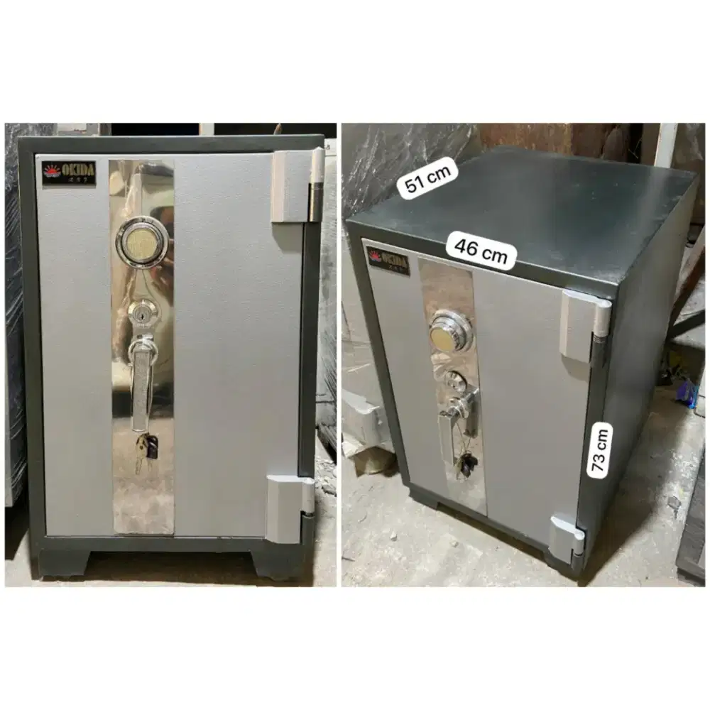 Brankas Okida DS 60A Bekas Brangkas Map Tahan Api Safety Box