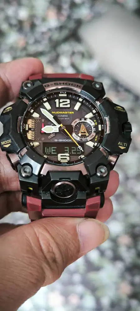 - G-Shock MudMaster GWG-1000 1A4 - Connected Bluetooth, tenaga surya