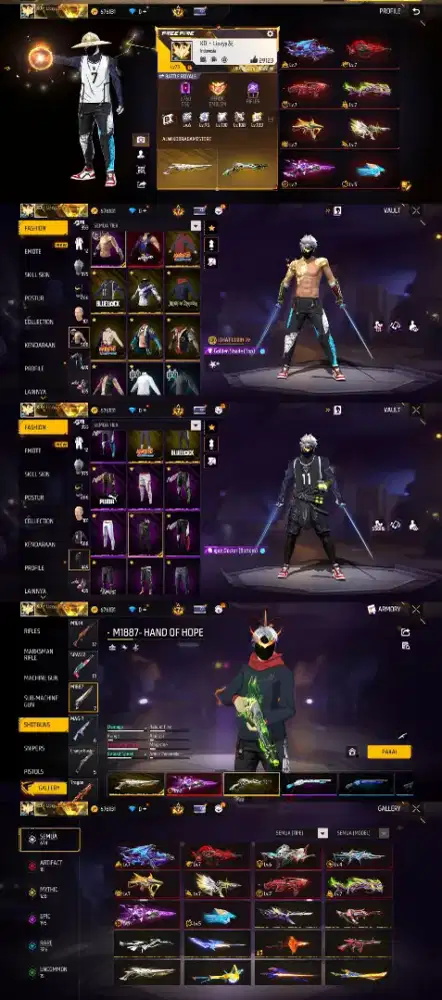 jual akun ff murah dan amanah