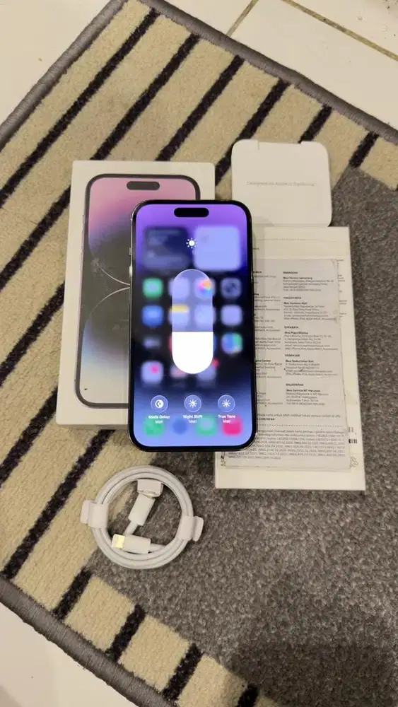 Iphone 14 Pro 128GB Purple Resmi Ibox Lengkap