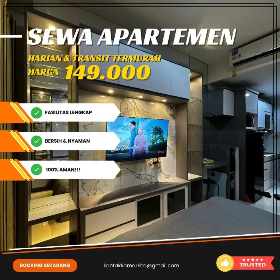 Sewa apartemen Bintaro Icon Harian/Transit Termurah Aman & Nyaman