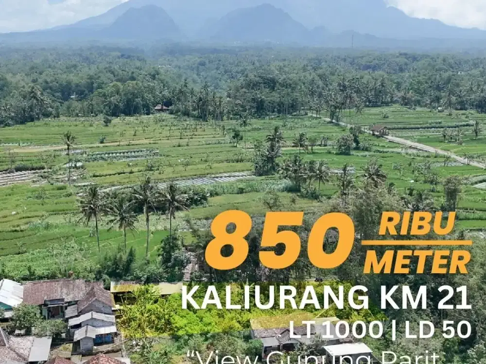 Jual Tanah Pakem Jalan Kaliurang Km 21 View Gunung Parit Sejuk Harga BU