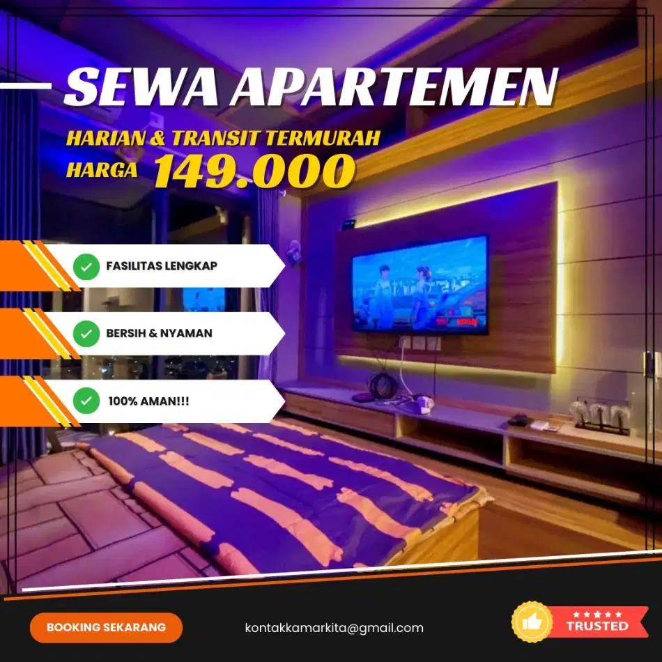 Disewakan Apartemen Bintaro Icon Harian/Transit Termurah Tangsel