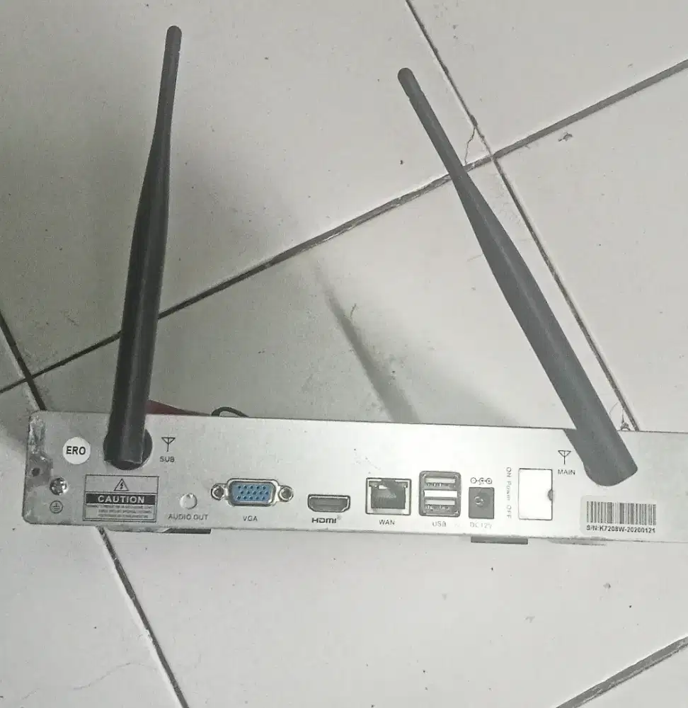DVR cctv wireless 8 channel 500 GB