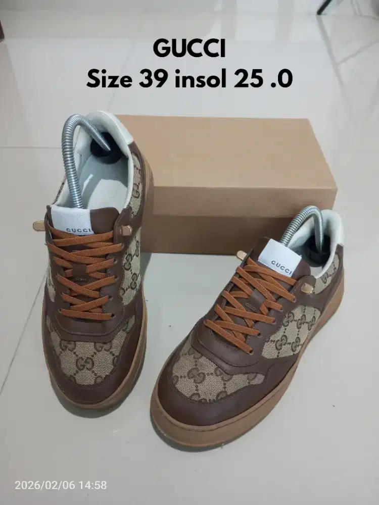 Jual sepatu italy Gucci kondisi mulus