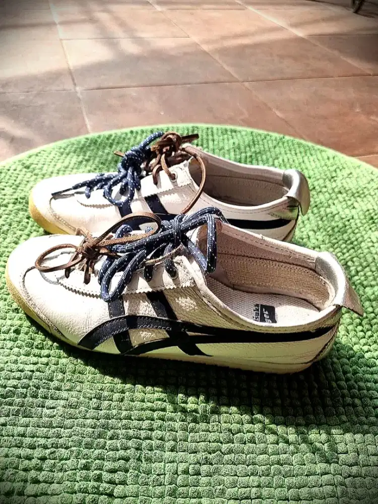 [PL] ORIGINAL Onitsuka Tiger Leather Putih D255K 23.5cm