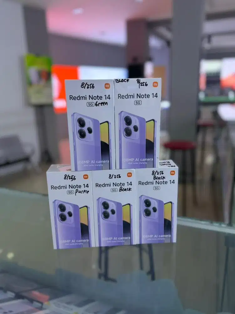 Redmi note 14 5G & Note 14 biasa ready stock