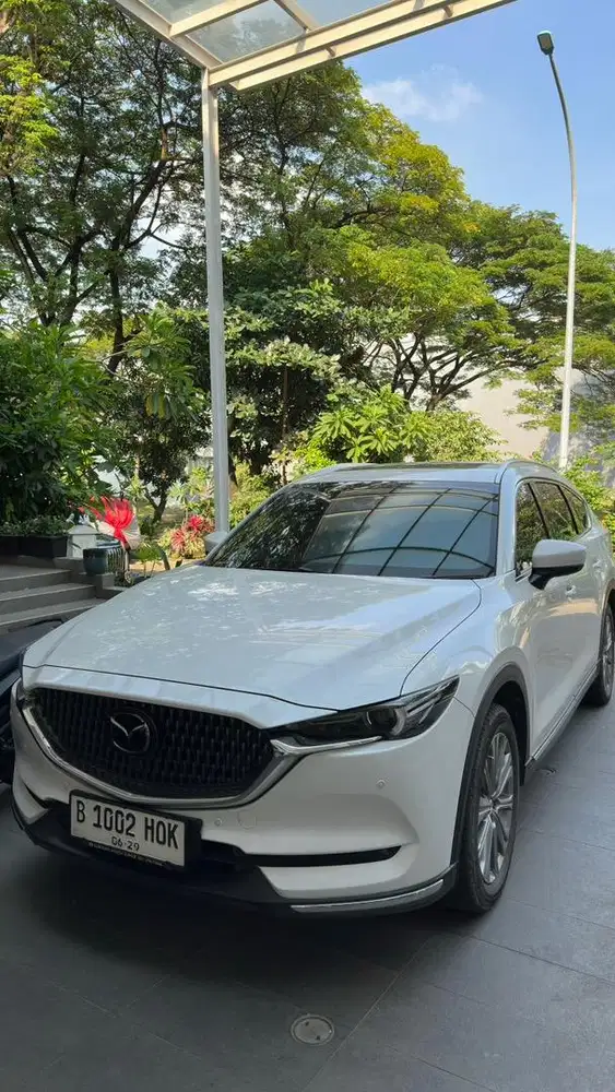 mazda cx8 elite 2024 putih km21rb