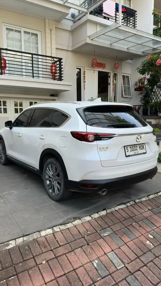 mazda cx8 elite 2024 putih km21rb