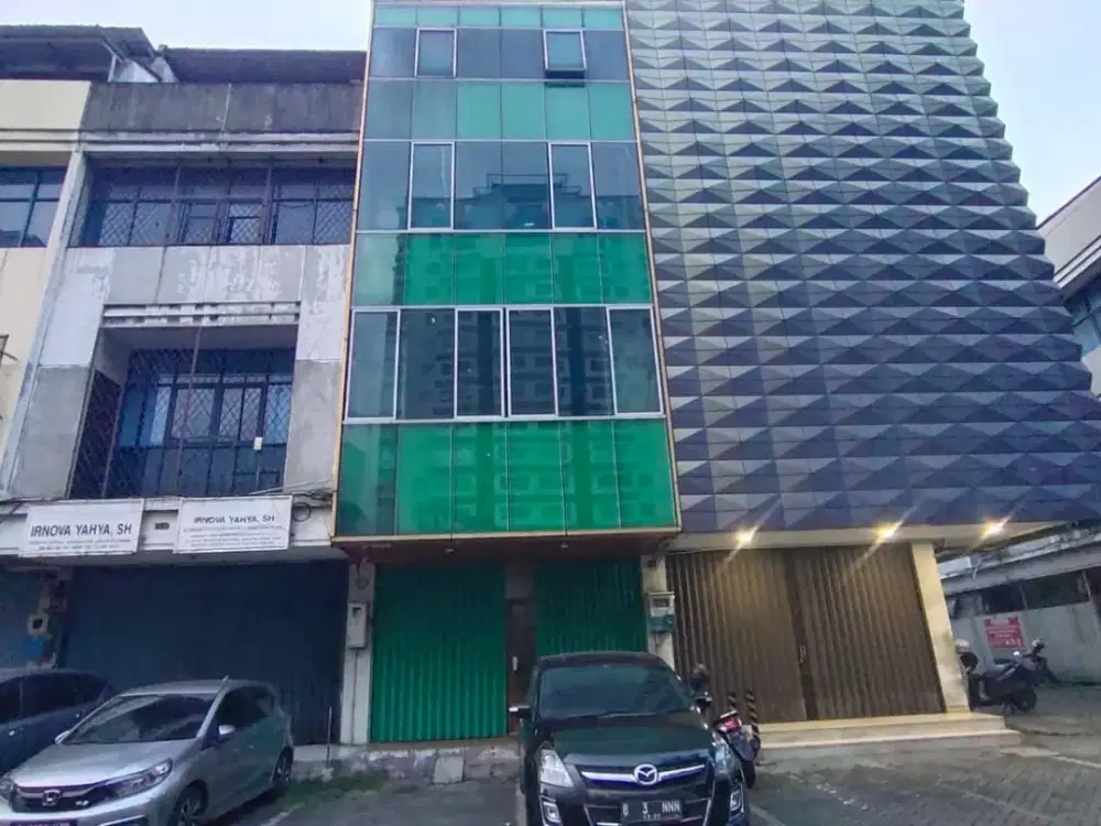 Rumah Kantor 4 Lantai di Kawasan Sunter Jaya, Jakarta Utara dekat dengan Gerbang Tol Podomoro