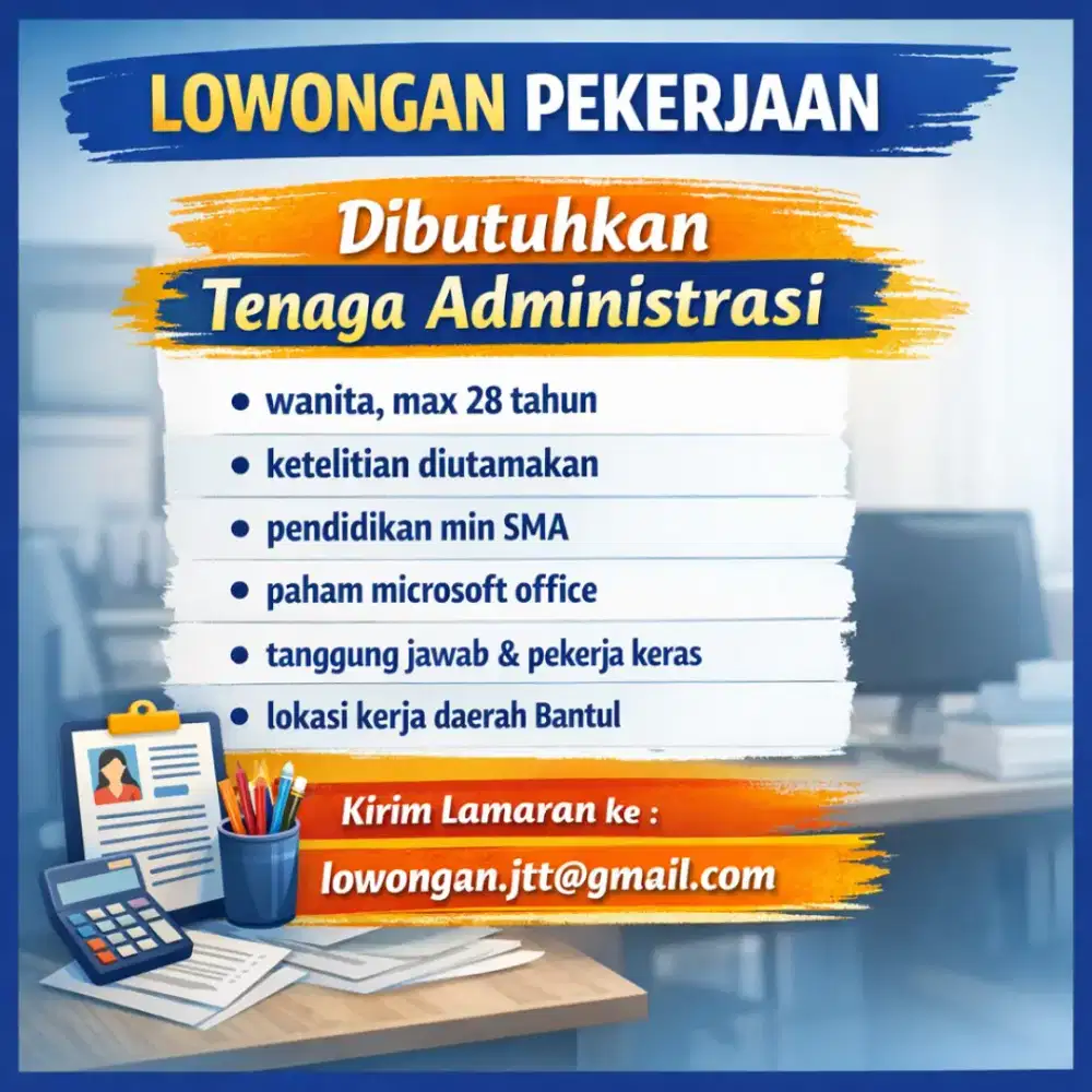 Lowongan administrasi perusahaan