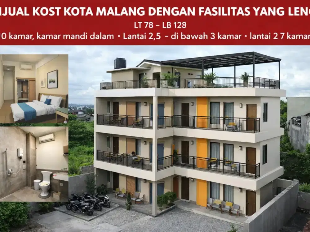 KOST 10 KAMAR DI BELAKANG Universitas Muhammadiyah Malang