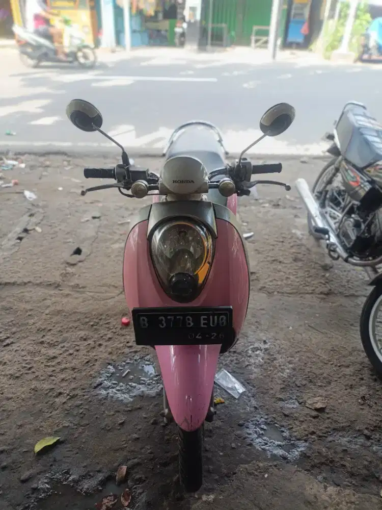 scoopy karbu warna pink