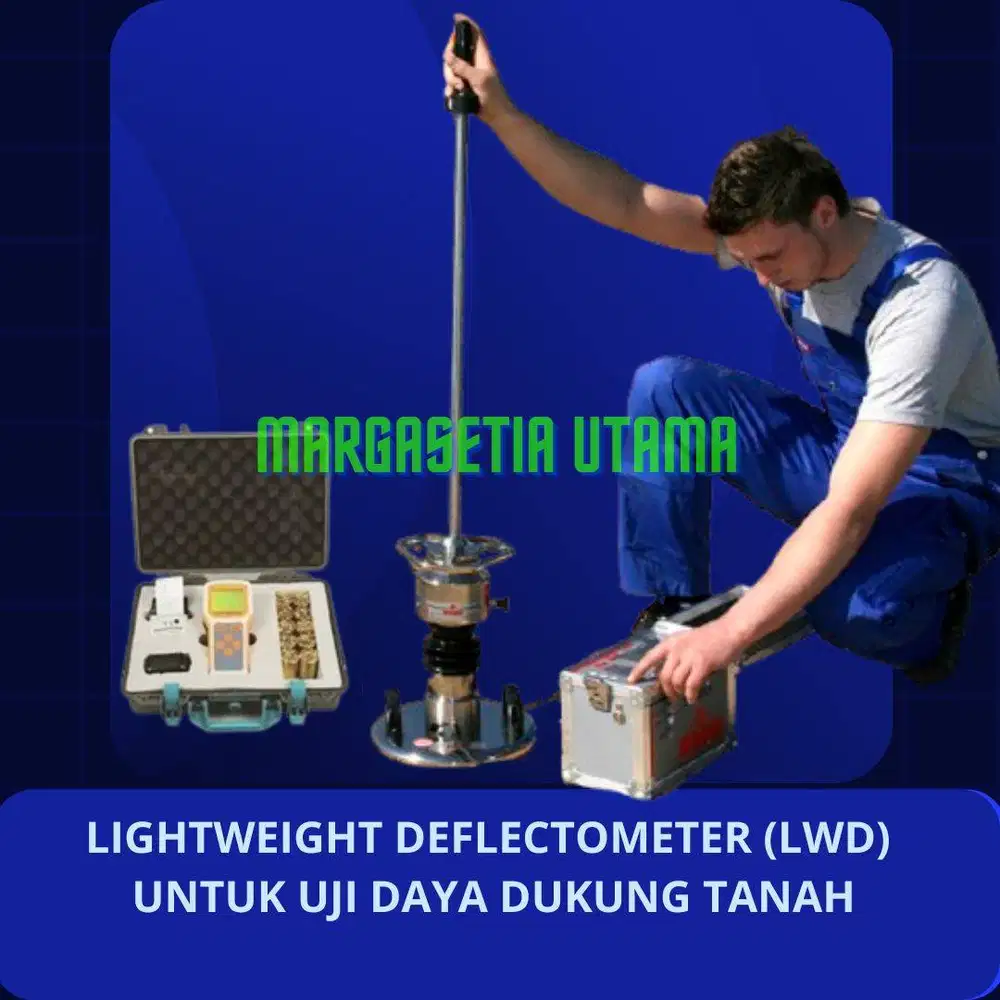 Lightweight Deflectometer (LWD) untuk Uji Daya Dukung Tanah