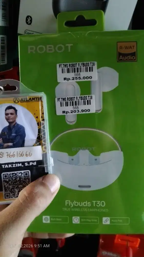 PT.TWS ROBOT FLYBUDS T30 ATLANTIS DAHSYAT
