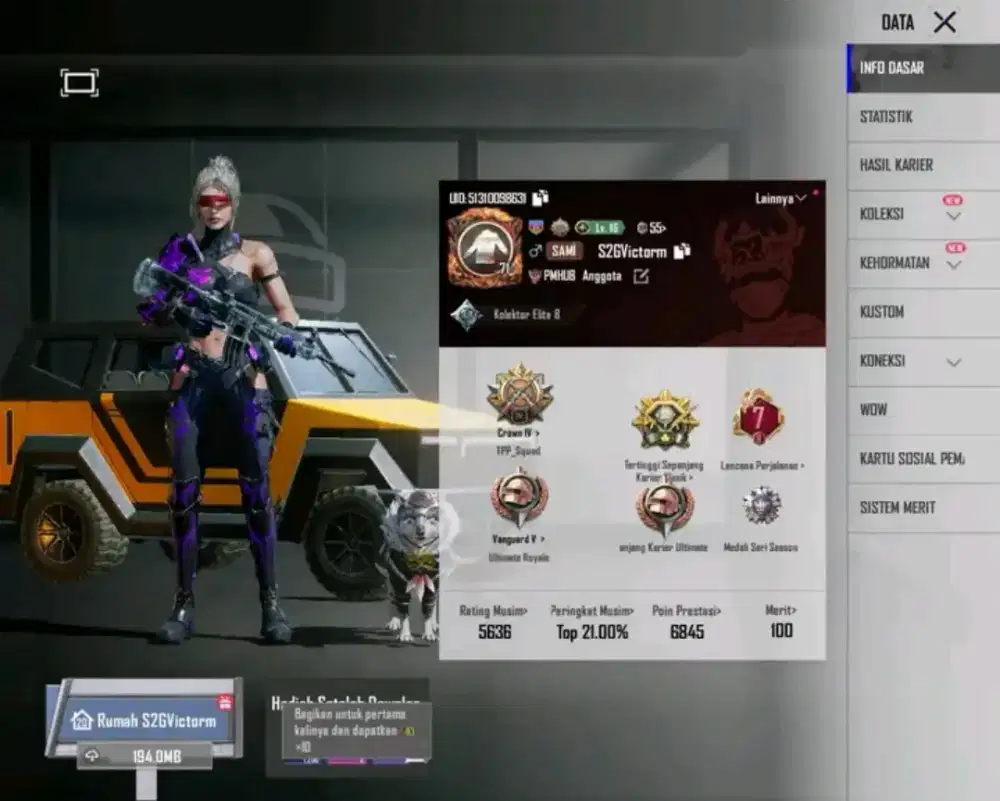 JUAL BELI AKUN PUBG MOBILEE