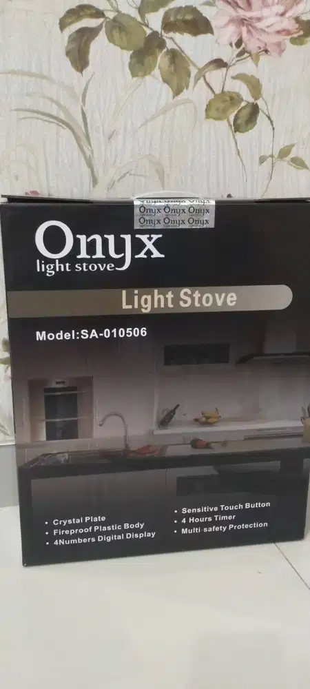DIJUAL ONYX LIGHT STOVE Model SA-010506 ORI, BONUS WORK PAN ONYX