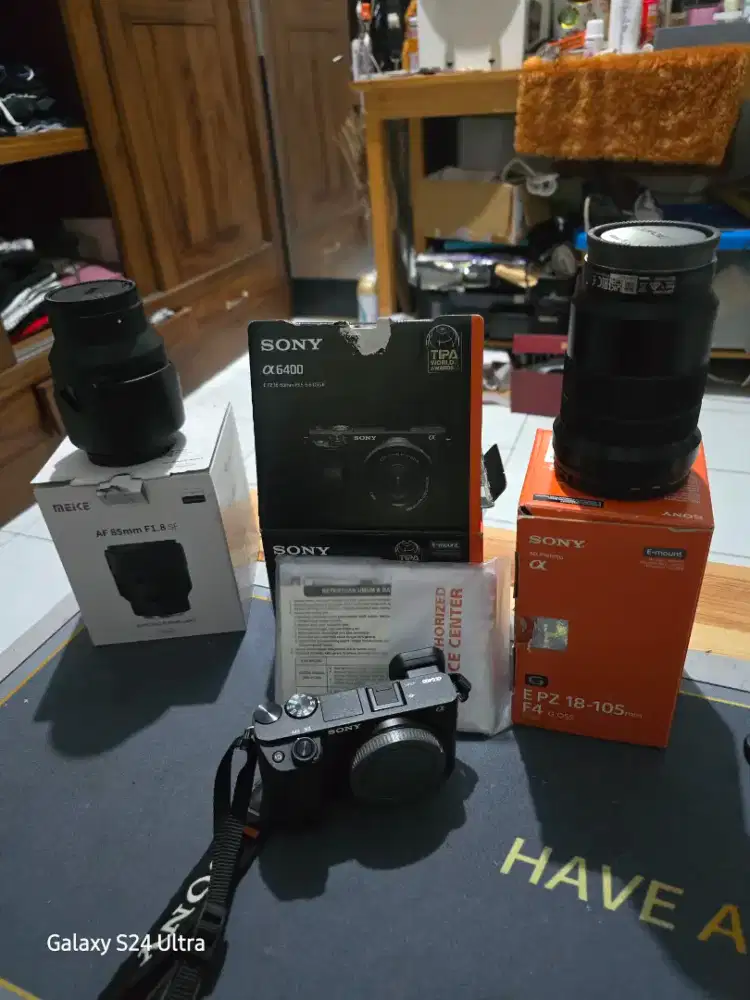 Kamera sony a6400 full kit