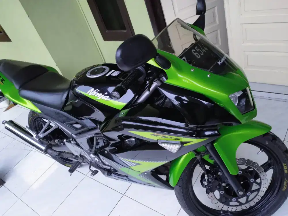ninja rr warna hijau  2014 registrasi 2015