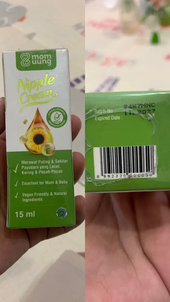 Nipple cream serum mom uung