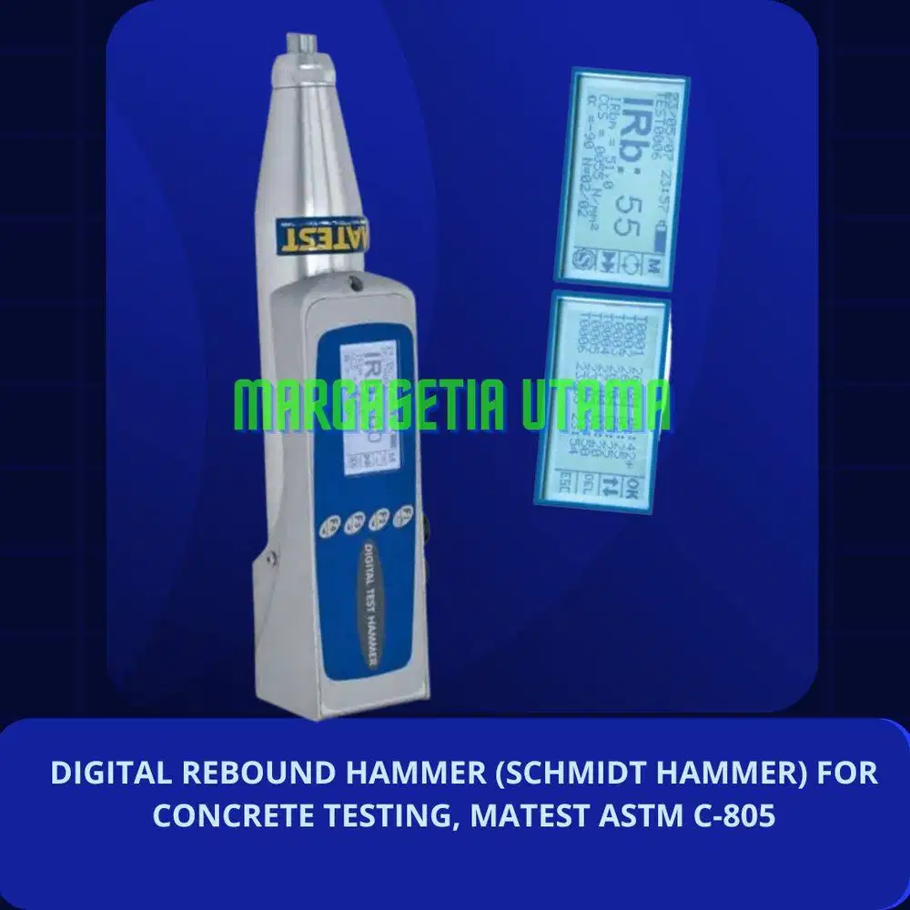 DIGITAL CONCRETE TEST HAMMER MATEST ASTM C-805
