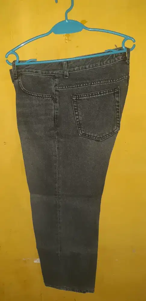 Celana Jeans Hitam XL panjang 90 cm