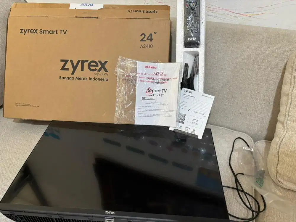 Smart TV android zyrex 24 inch