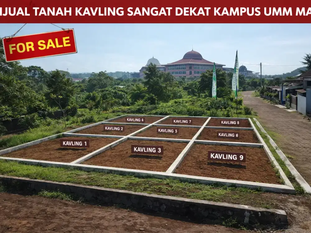 DIJUAL TANAH KAVLING SIAP BANGUN KOTA MALANG