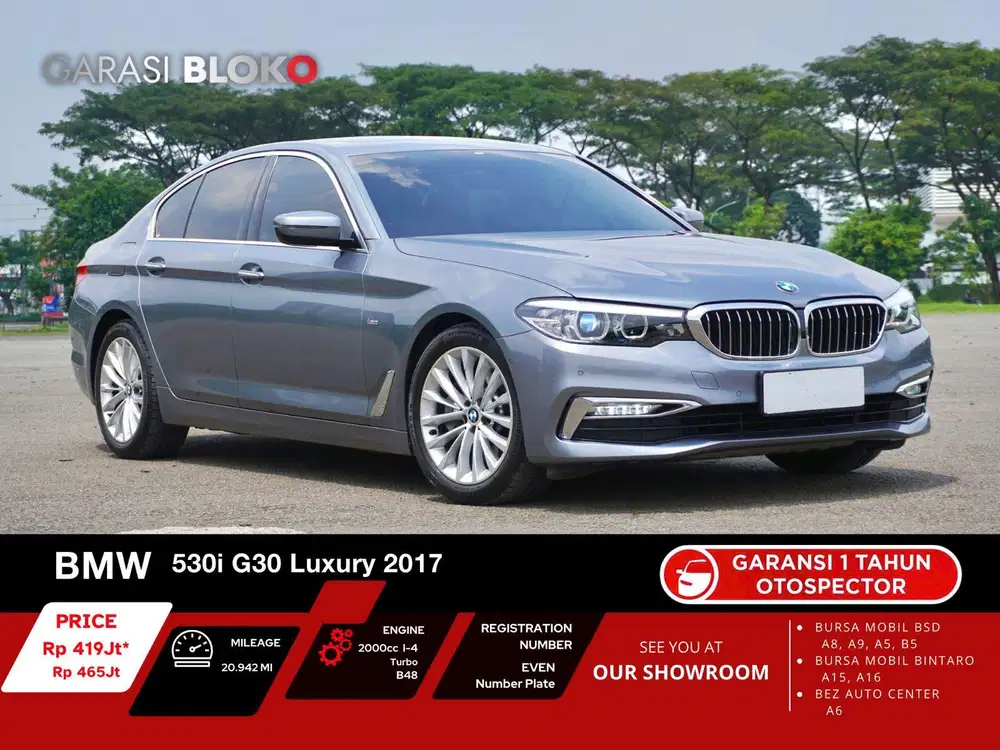 BMW 530i G30 Luxury B48 2017 / 2018