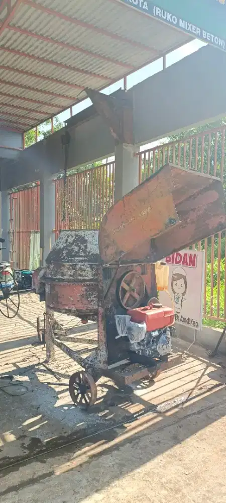 Molen mixer beton 425lt hercules