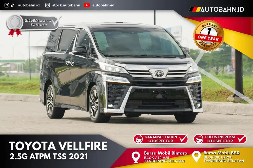 TOYOTA SAFETY SENSING! Toyota Vellfire 2.5 G ATPM TSS 2021