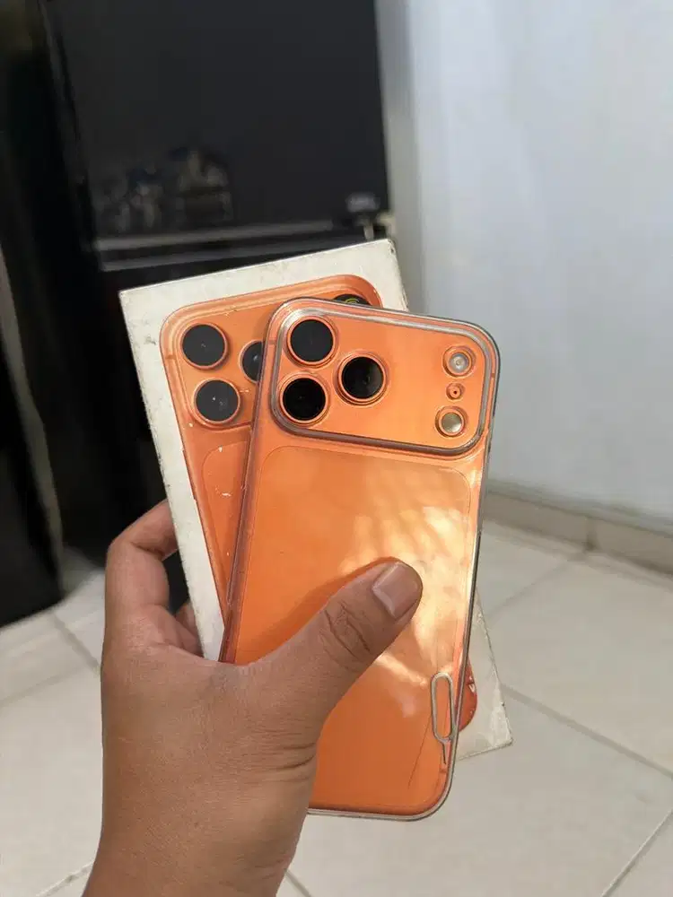 Iphone 17 Pro Max Orange Baterai Health 100%