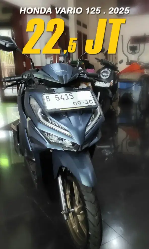 Honda Vario 125 2025 Smart Key | KM 5rb | Like New, STNK Panjang
