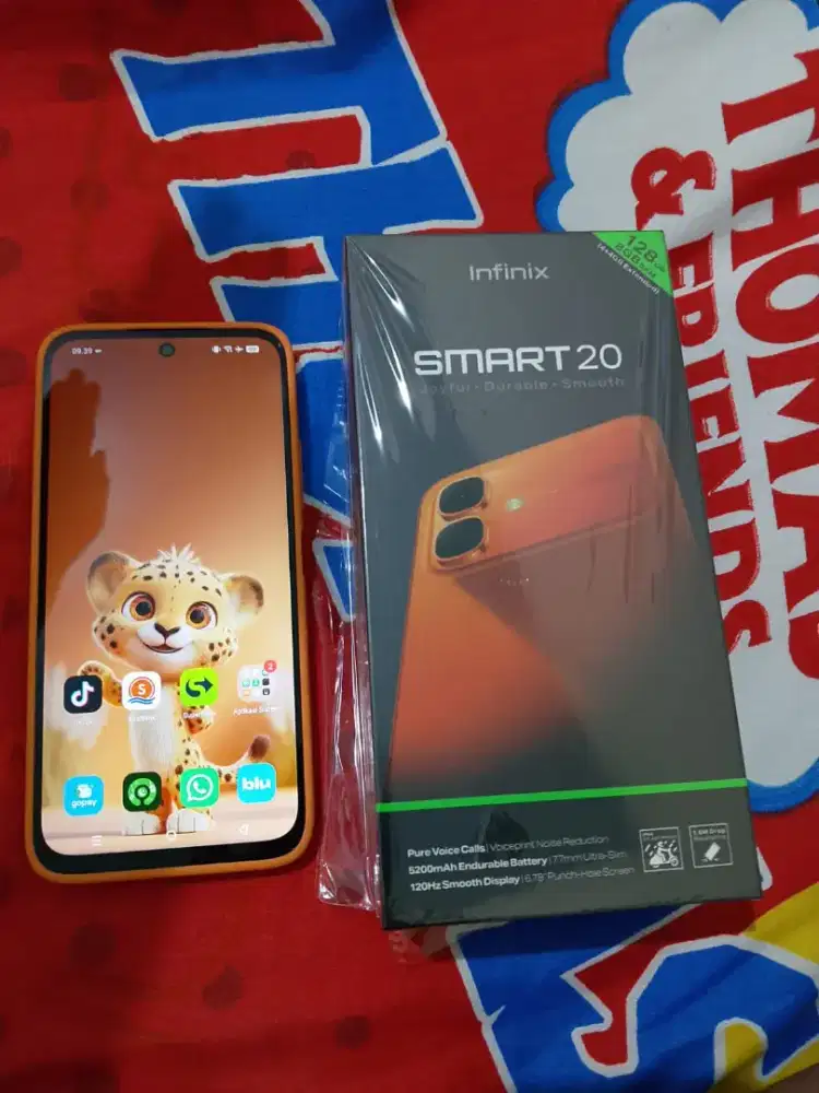Infinix smart 20 RAM 4/128 lengkap full set mulus