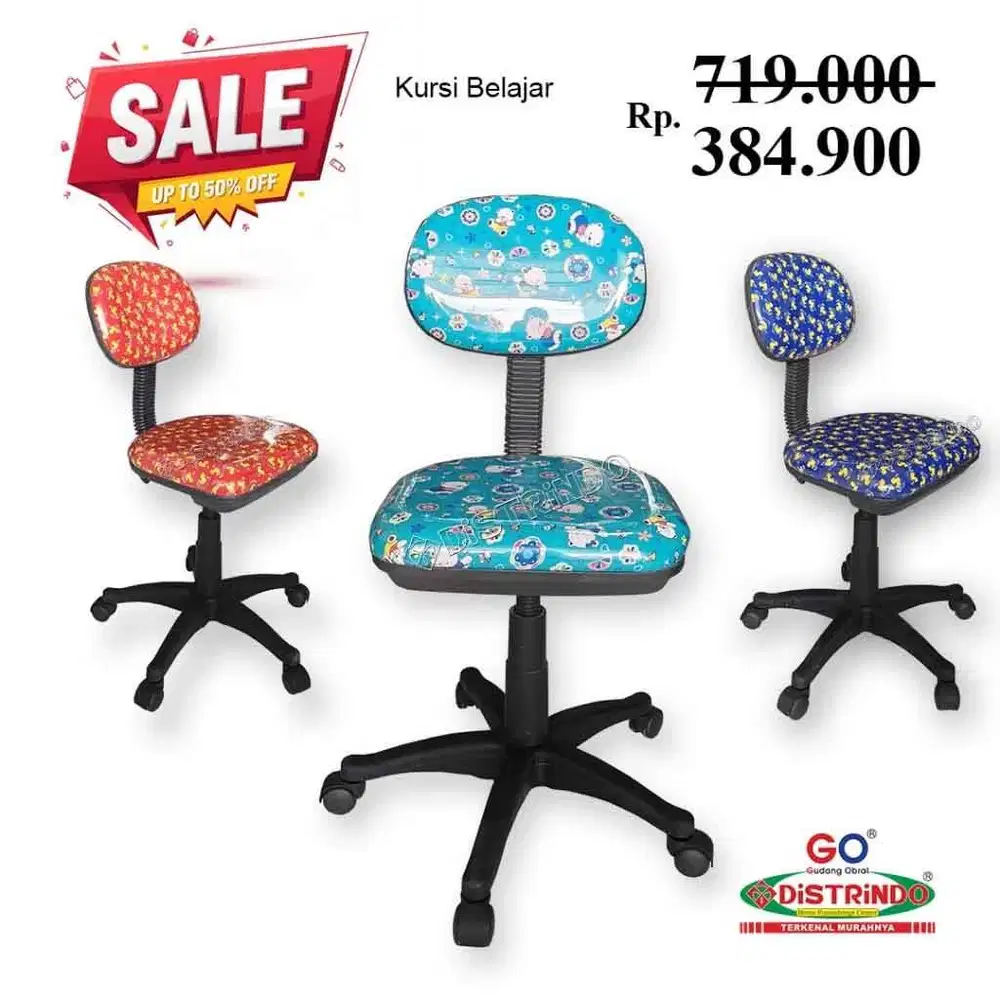 DISTRINDO Kursi Belajar / Kursi anak Karakter